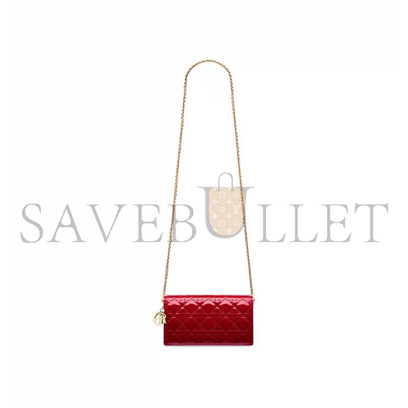 D*or lady D*or pouch with chain s0204ovrb_m323 (22*13*5cm)